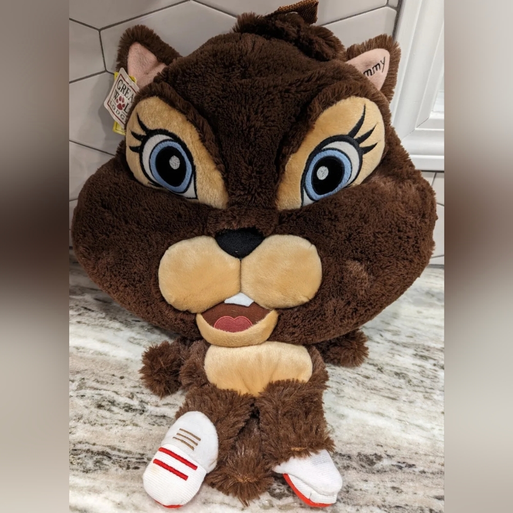 Great Wolf Lodge 18" Sammy Squirrel Travel Buddie Brown Plush Backpack